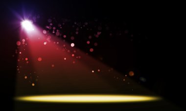 sahne ışıkları. illüstrasyon.