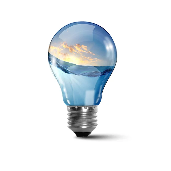 Ecology bulb light — Stock Photo, Image