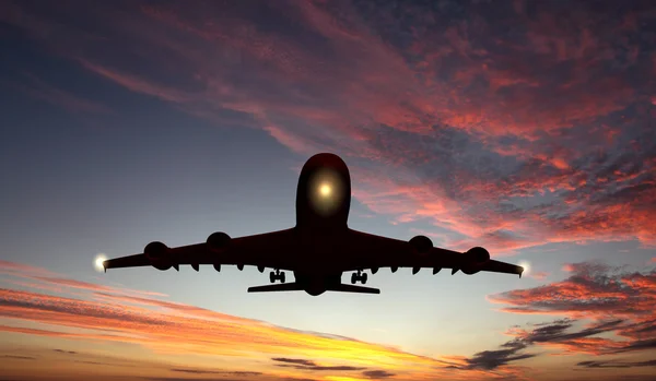 Large passenger airplane — Stock Photo, Image