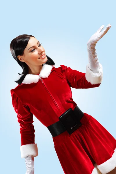 Pretty santa girl — Stock Photo, Image