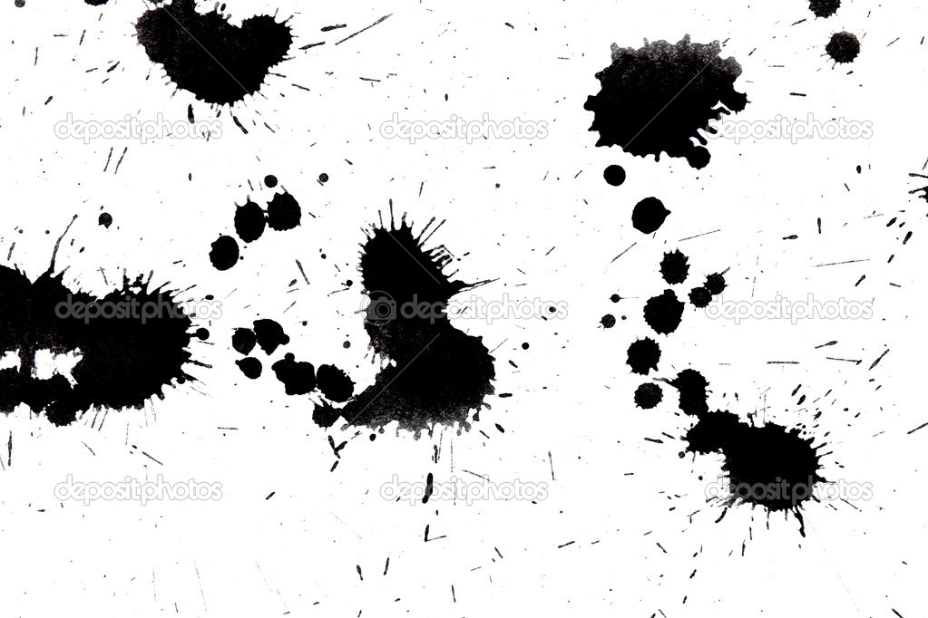 Black drop ink splatter splash Stock Photo by ©SergeyNivens 13742629