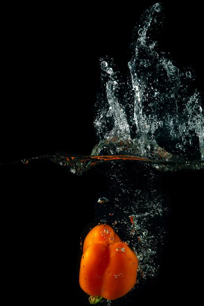 Zoete oranje peper — Stockfoto