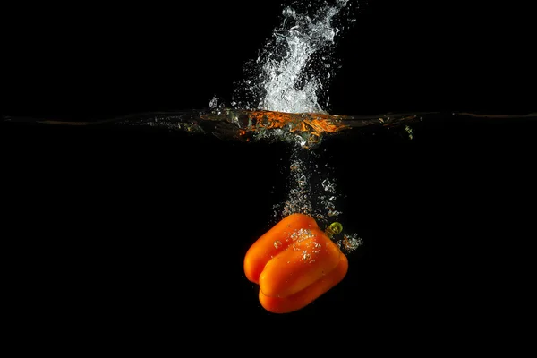 Γλυκιά πορτοκαλί πιπεριά — Φωτογραφία Αρχείου