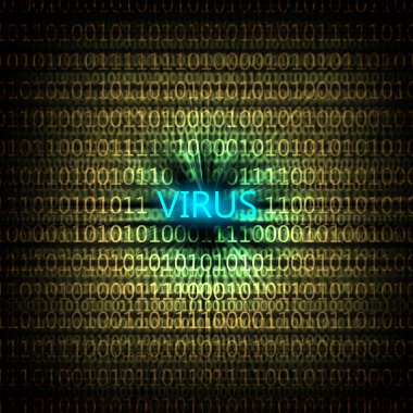 bilgisayar virüsü sembolü