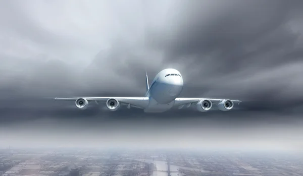 Large passenger airplane — Stock Photo, Image