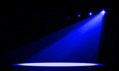 sahne ışıkları. illüstrasyon.