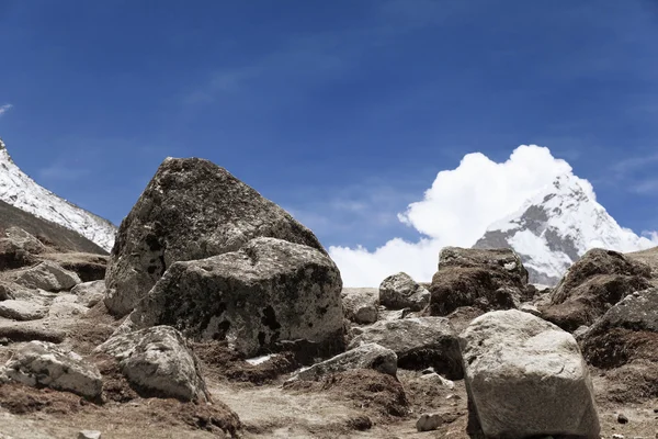 Besneeuwde bergen — Stockfoto