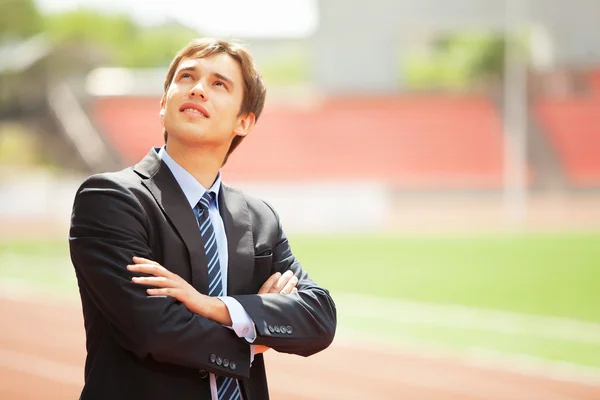 Portrait of a businessman, Outdoor — Stock Photo, Image