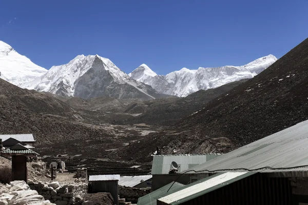 多雪的山 — 图库照片