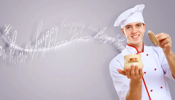 Retrato de un cocinero — Foto de Stock