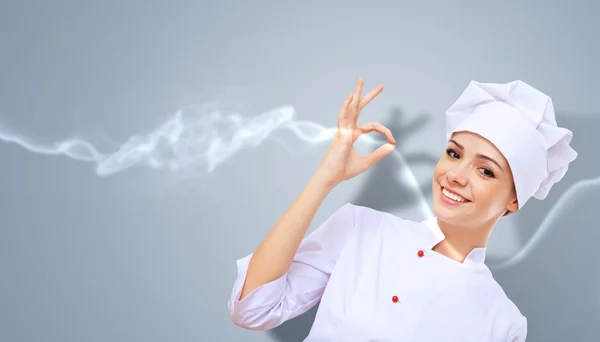 Portrait of a cook — Stock Photo, Image