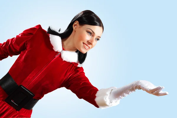 Pretty santa girl — Stock Photo, Image