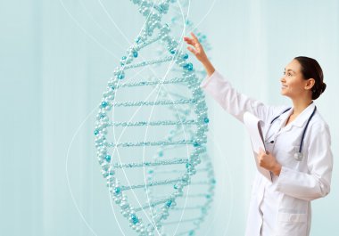DNA ipliği illüstrasyonu