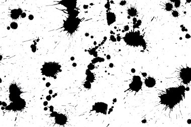Black drop ink splatter splash