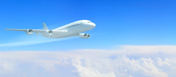 Large passenger airplane — Stock Photo, Image