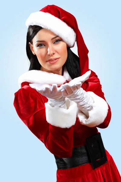 Pretty santa girl — Stock Photo, Image