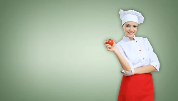 Retrato de un cocinero — Stok fotoğraf