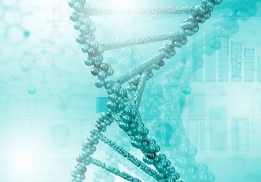 DNA ipliği illüstrasyonu