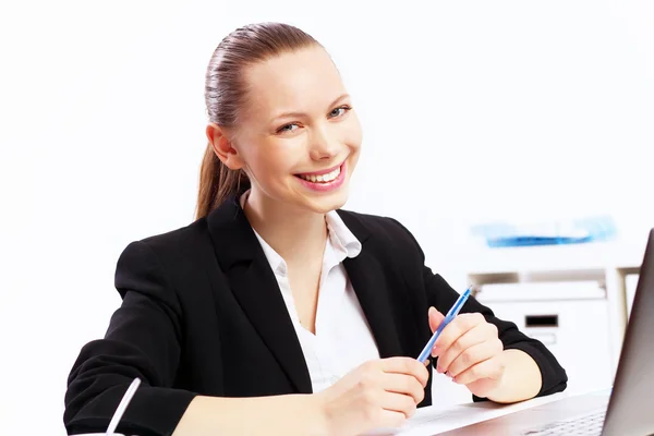 Business woman in office — Stock Photo, Image