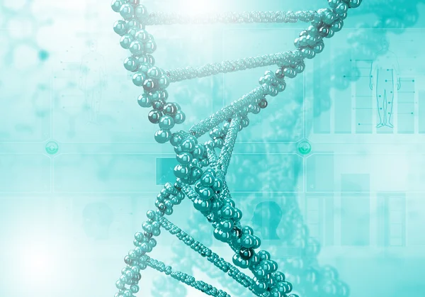 DNA strand illustration — Stock Photo, Image