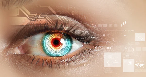 Digitaal oog — Stockfoto
