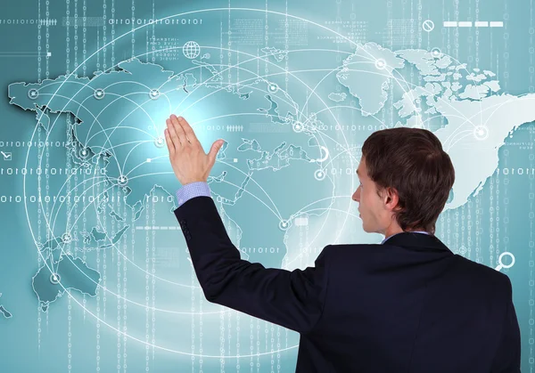 Internet concept of global technology — Stock Photo, Image
