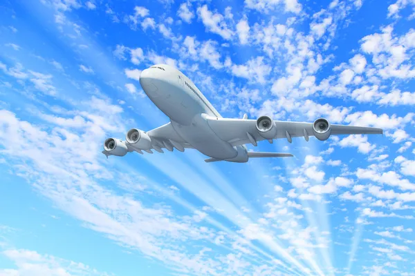 Large passenger airplane — Stock Photo, Image