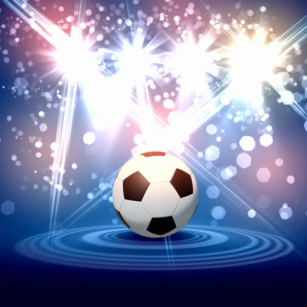 Black and white soccer ball — Stock Photo, Image