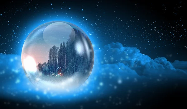 World christmas ball — Stock Photo, Image