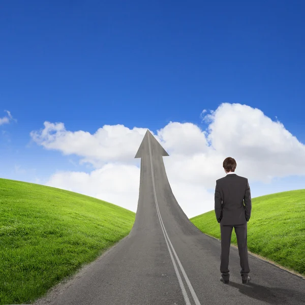 Concept of the road to success — Stock Photo, Image
