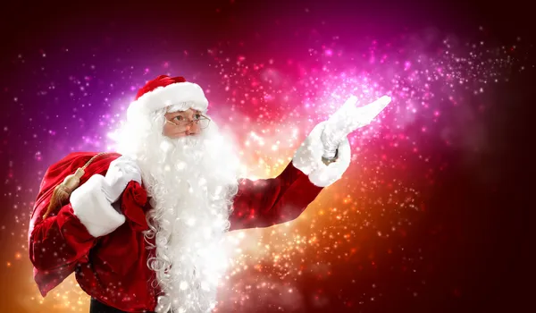 Christmas theme with santa Royalty Free Stock Images