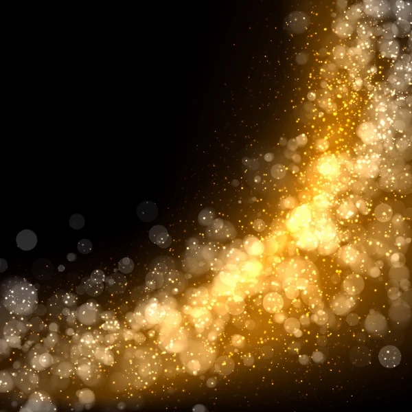 Gold abstrakt Licht Hintergrund — Stockfoto