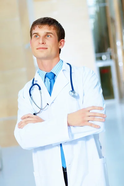Příjemný mužský doktor — Stock fotografie