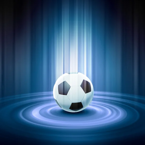 Black and white soccer ball — Stock Photo, Image