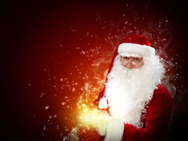 Noel Baba bir torbayla