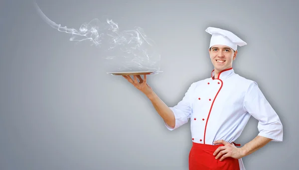 Retrato de um cozinheiro — Fotografia de Stock