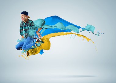 modern stil dansçı