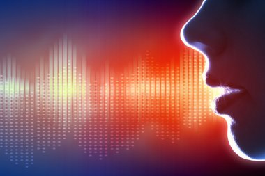 ses dalgası illüstrasyon