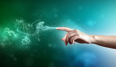 sihirli eller kavramsal görüntü