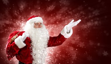 christmas theme with santa clipart