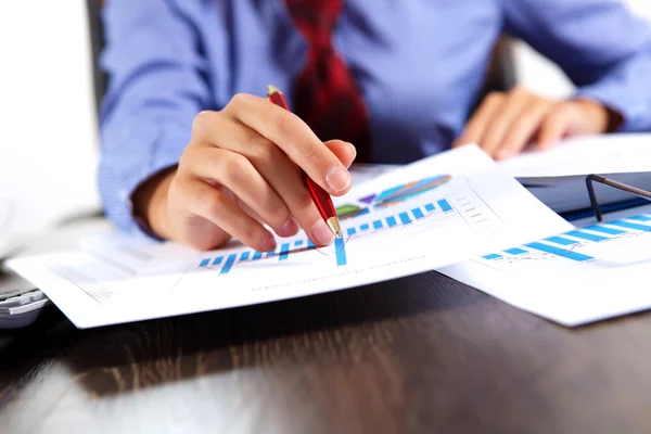 Business woman at office — Stock Photo, Image