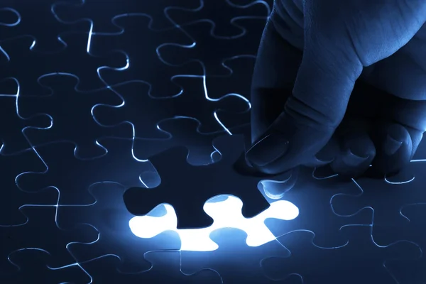 Puzzle pieces — Stock Photo, Image