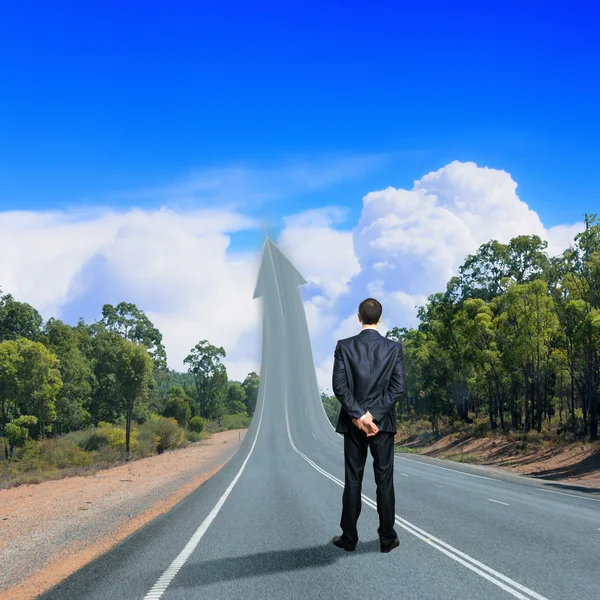 Concept of the road to success — Stock Photo, Image