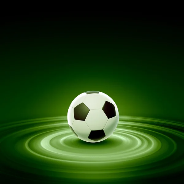 Black and white soccer ball — Stock Photo, Image