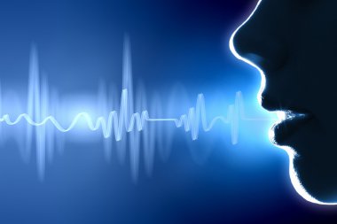 Sound wave illustration clipart