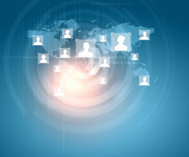Internet konsept illüstrasyon