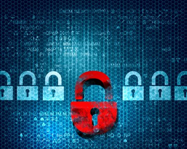 güvenlik kavramı kilit