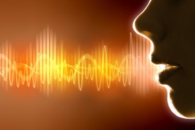 ses dalgası illüstrasyon