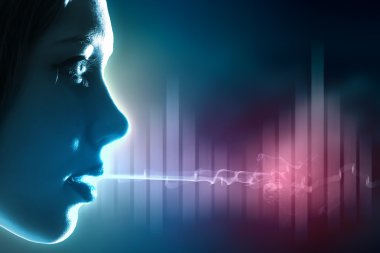 ses dalgası illüstrasyon