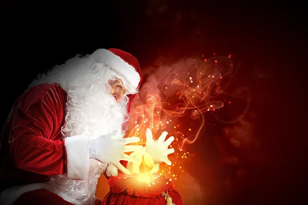 Christmas theme with santa — Stock Photo, Image